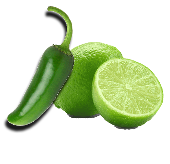 Lime, jalapeño